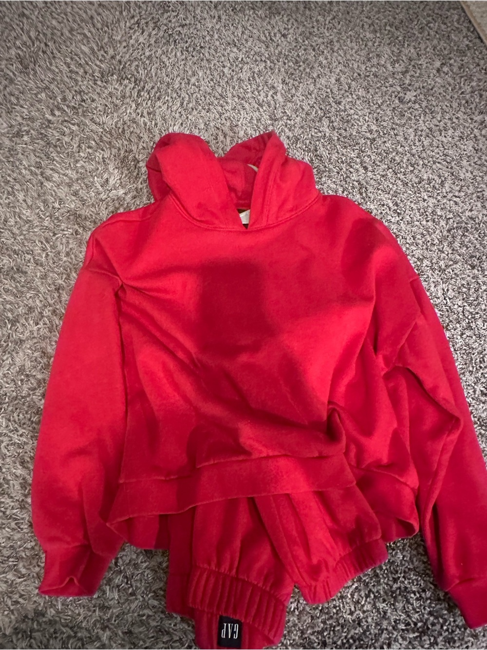 GAP Vibrant Red Hoodie and Joggers Set